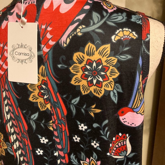 Camisa dress with side pockets size large NWT - Picture 5 of 5